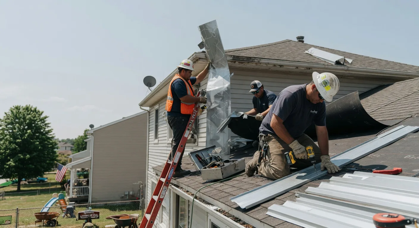 Metal Roofing Installation in Girard, IL near me
